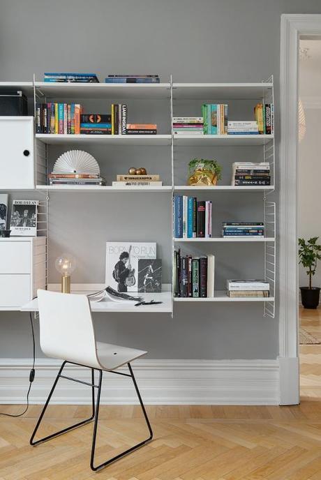 Gris y blanco siempre un acierto walk in closet pisos amplios en gris estilo nórdico escandinavo decoración limpia gris y blanco decoración Gris y blanco decoración en blanco decoración de dormitorios decoración comedores y salones decoración cocinas blancas nórdicas