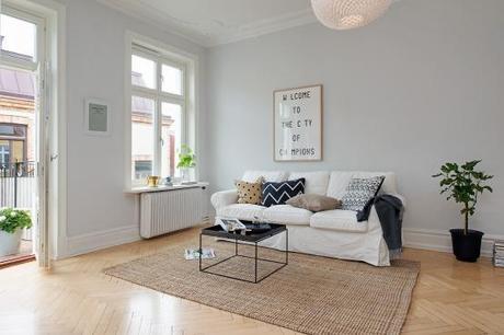 Gris y blanco siempre un acierto walk in closet pisos amplios en gris estilo nórdico escandinavo decoración limpia gris y blanco decoración Gris y blanco decoración en blanco decoración de dormitorios decoración comedores y salones decoración cocinas blancas nórdicas