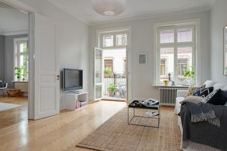 Gris y blanco siempre un acierto walk in closet pisos amplios en gris estilo nórdico escandinavo decoración limpia gris y blanco decoración Gris y blanco decoración en blanco decoración de dormitorios decoración comedores y salones decoración cocinas blancas nórdicas