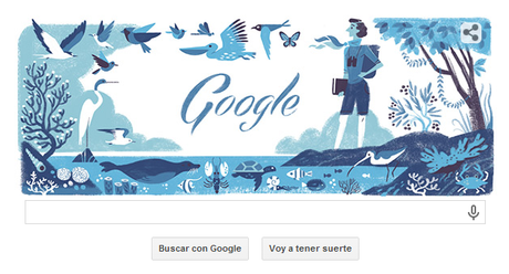 Doodle por Rachel Carson, impulsora del cuidado al medio ambiente