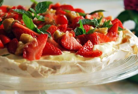 Pavlova al estilo Mari