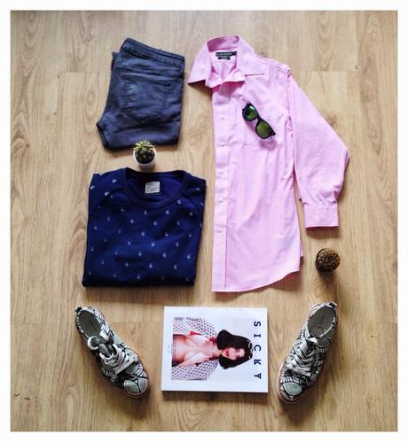 1 prenda 3 looks #camisaderayas