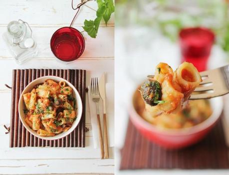 Tortiglioni a la puttanesca