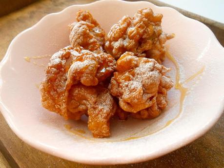 Frittelle di mele (Buñuelos de manzana)