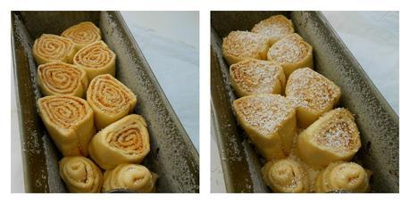 Pan de rollitos de dulce de leche y coco rallado Pan de rollitos de dulce de leche y coco rallado