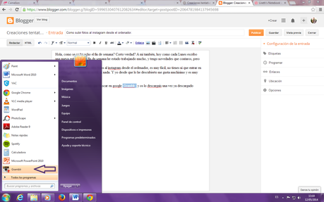 Como subir fotos al instagram desde el ordenador.