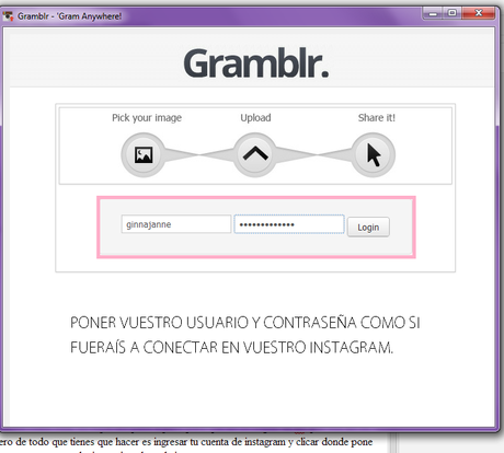 Como subir fotos al instagram desde el ordenador.