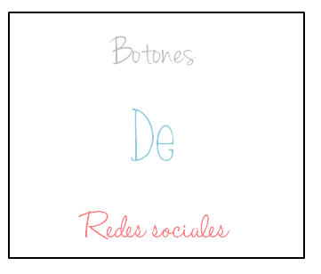 Redes sociales + Linea de páginas del menu.