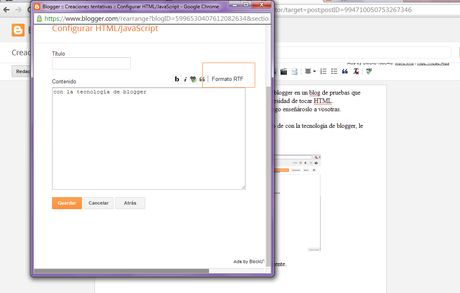 Como centrar con la tecnología de blogger sin tocar HTML.