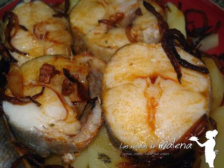 Merluza a la gallega
