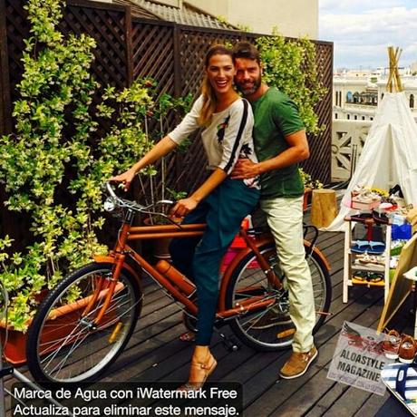 Photoshooting en la presentación de Merkal Calzados con Laura Sanchez y David Ascanio