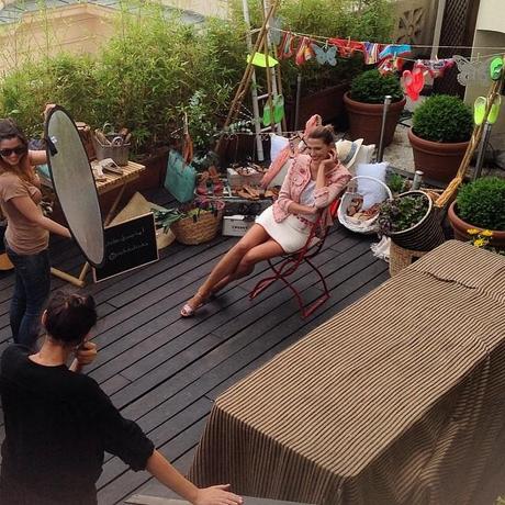 Momentos finales de la presentación de Merkal Calzados con Laura Sanchez