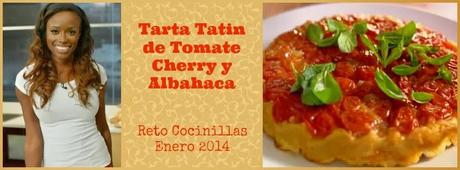 TARTA TATIN DE TOMATE CHERRY Y ALBAHACA - RETO COCINILLAS FEBRERO