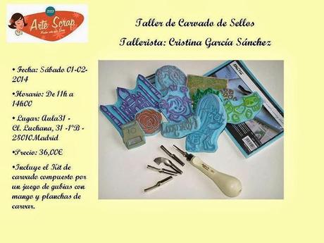 ♥ Primer taller de carvado de sellos