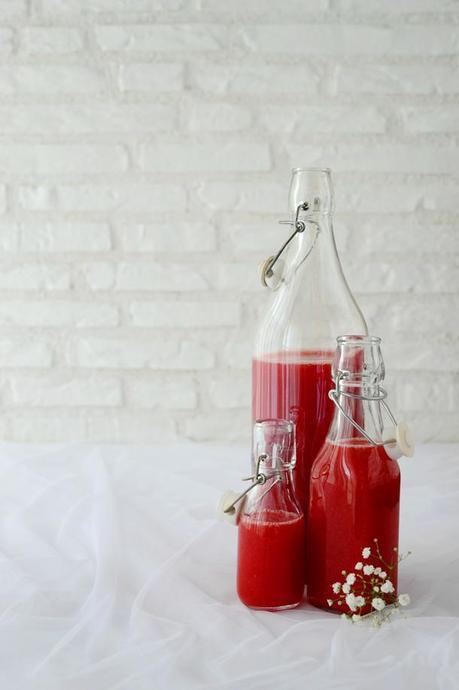 Sirope de fresas con especias