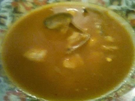 Fabes con almejas al vino fino, receta sencilla