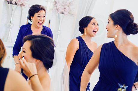 Mother of the bride and bridesmaids