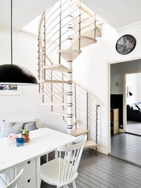 Un dúplex bien aprovechado estilo nórdico decoración habitaciones infantiles decoración de interiores nórdicos escandinavos decoración de dormitorios decoración cocinas blancas modernas decoración áticos y dúplex blog decoracion interiores 