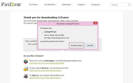 Mantén tu Pc limpio: Ccleaner