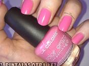 Manicura rosas estampadas