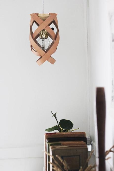 DIY: LUMINARIA DE CUERO