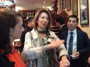 Nácar Jimenez Laboratorios Avène junto a Catalina Echeverry y Francisco Hevia de Calidad Pascual Almuerzo con Carla La Salud en la Infancia