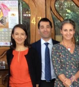 Catalina Echeverry y Francisco Hevia Almuerzo con Carla La Salud en la Infancia