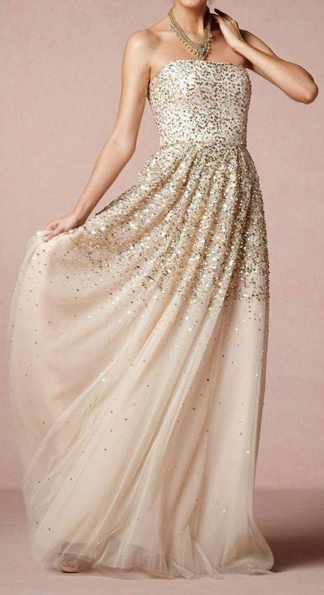 Vestidos de novia con un toque glitter