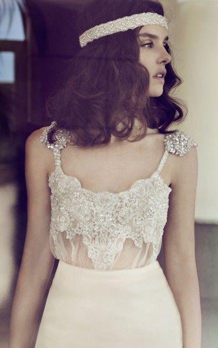 Vestidos de novia con un toque glitter