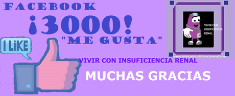 ¡¡3000 seguidores en Facebook !!