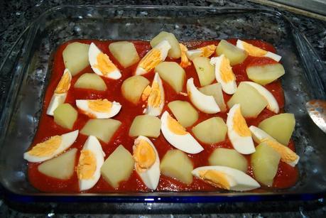 Brocoli con Patata y Huevo a la Bechamel