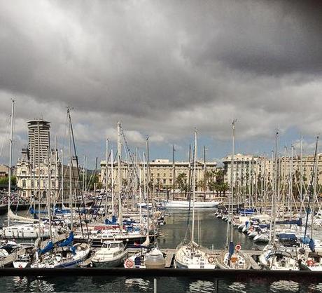 Vista desde la terraza de restaurant Maritim