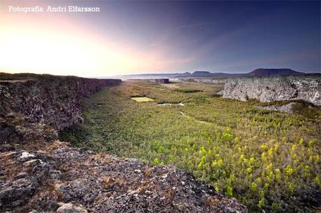 Vistas del Cañón Asbyrgi