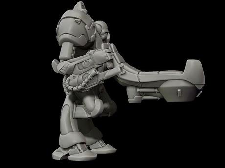 Previews de figuras de Dreadball Xtreme:Crystallans y Mechanites(Y mas)