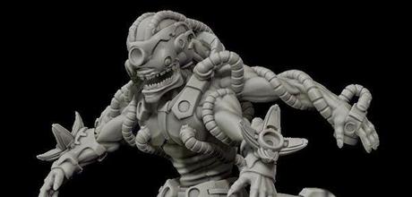 Previews de figuras de Dreadball Xtreme:Crystallans y Mechanites(Y mas)