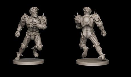 Previews de figuras de Dreadball Xtreme:Crystallans y Mechanites(Y mas)