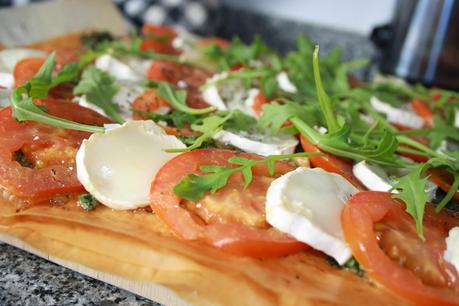 pizza crujiente / knusprige Pizza