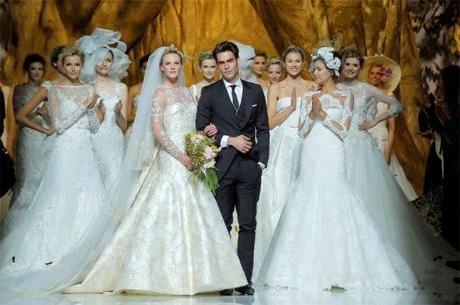 El desfile de Pronovias en la Barcelona Bridal Week 2014
