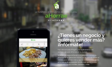 aHorrae app móvil del comercio urbano 600px