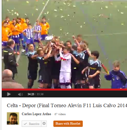 Celta-Deportivo: La final del Torneo Conservas Calvo alevín 2014 en vídeo