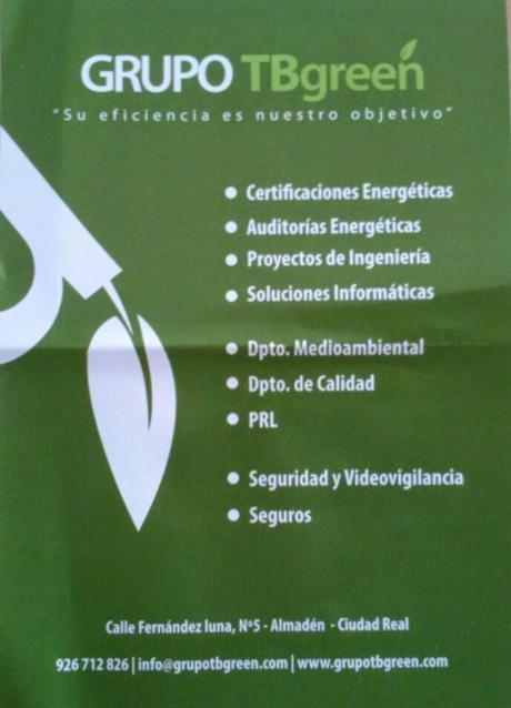 Nueva empresa en Almadén: GRUPO TBgreen