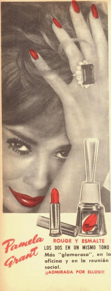 REVISTA SELECCIONES DEL READER'S DIGEST: ROUGE Y ESMALTE PAMELA GRANT.