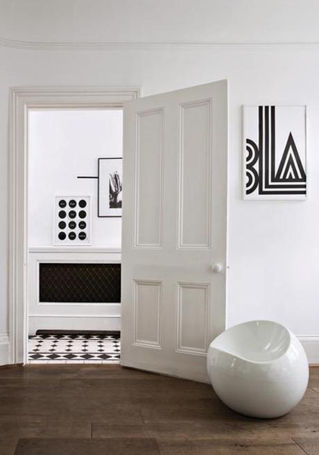 Vivienda en blanco, negro y madera decoracion-escandinava-blanco-madera-03