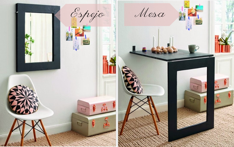 TUTORIAL PARA REALIZAR UN ESPEJO QUE SE CONVIERTE EN MESA