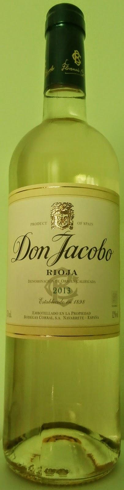 Don Jacobo Blanco 2013, de Bodegas Corral