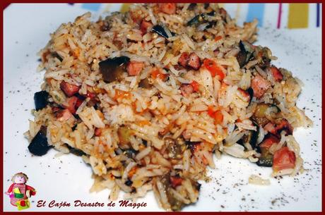 PILAF CON BERENJENAS