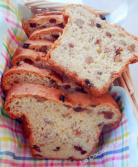 Pan de pasas y nueces