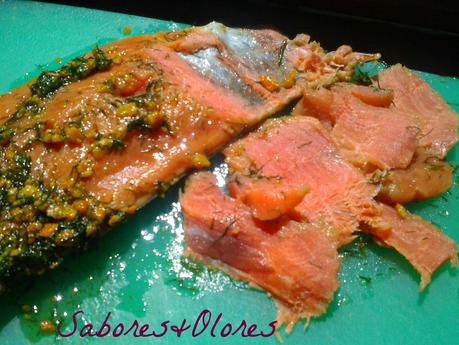 SALMON AHUMADO CASERO  ...UN GRAN DESCUBRIMIENTO