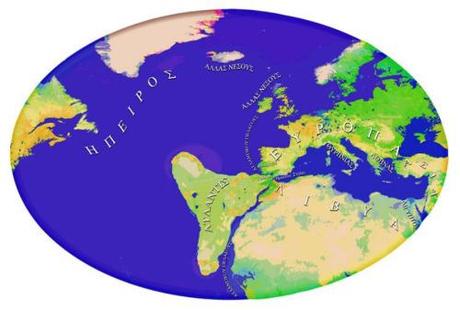 Reconstrucción de la Atlántida por Georgeos Díaz-Montexano, 2001