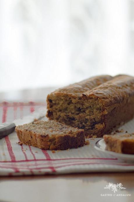Bizcocho con plátano paso a paso